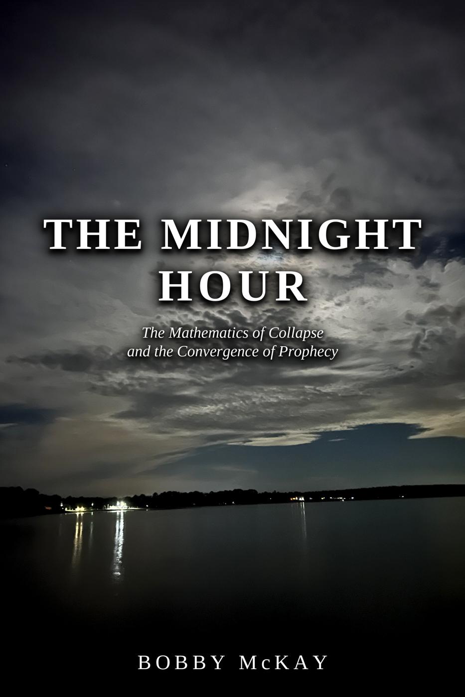 Cover of The Midnight Hour: moonlit clouds over the Intracoastal Waterway at night